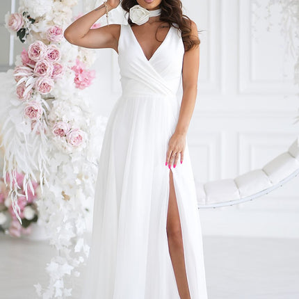 Long dress Bicotone