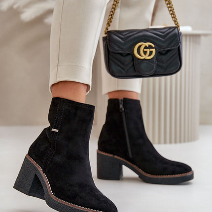 Heel boots Step in style