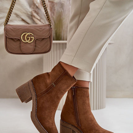 Heel boots Step in style