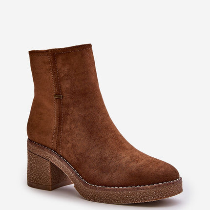 Heel boots Step in style