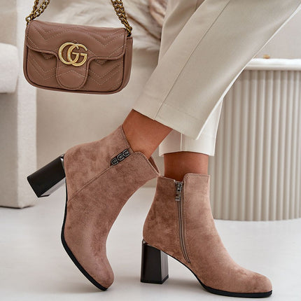 Heel boots Step in style
