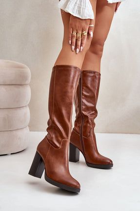 Heel boots Step in style