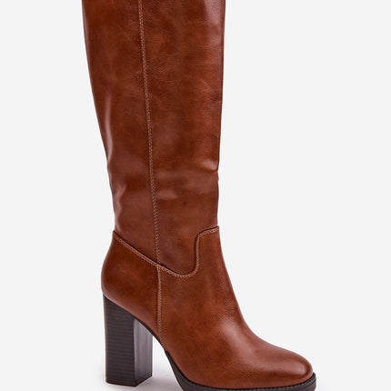 Heel boots Step in style