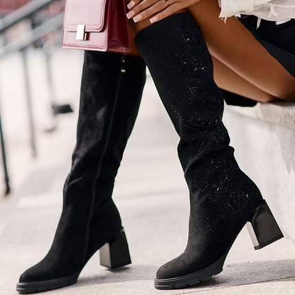 Heel boots Step in style