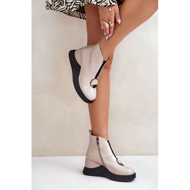 Buskin boots Step in style