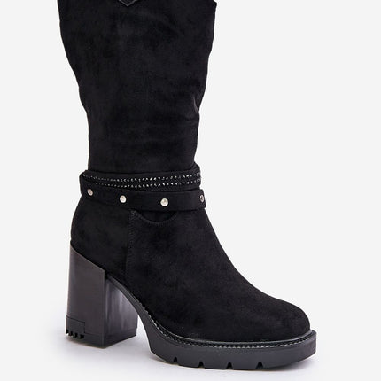 Heel boots Step in style