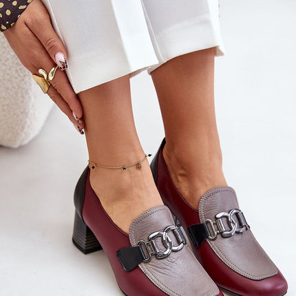 Block heel pumps Step in style