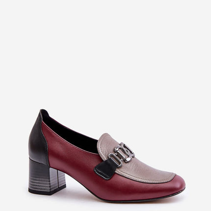 Block heel pumps Step in style