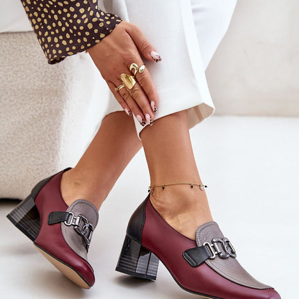 Block heel pumps Step in style