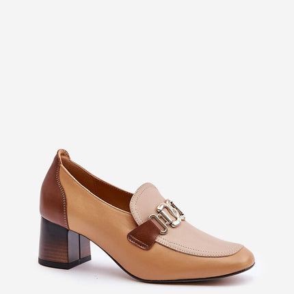 Block heel pumps Step in style