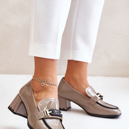 Heeled low shoes Step in style