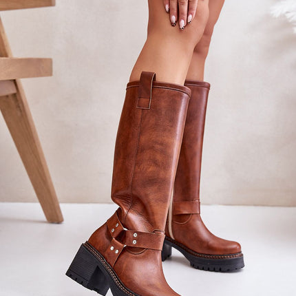 Heel boots Step in style