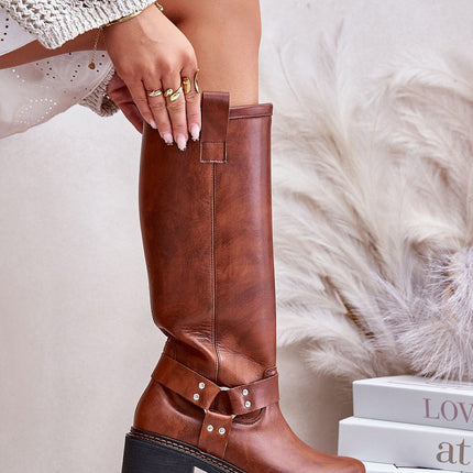 Heel boots Step in style