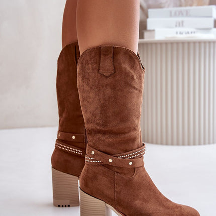 Heel boots Step in style