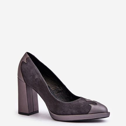 Block heel pumps Step in style