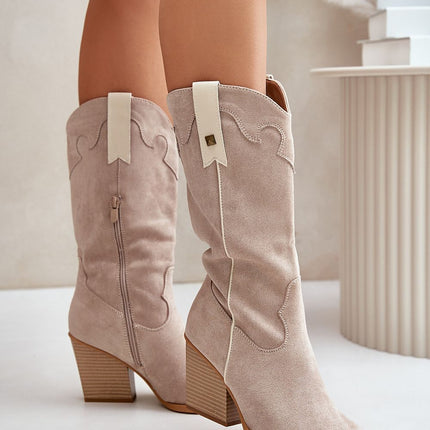 Heel boots Step in style