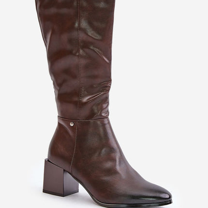 Heel boots Step in style