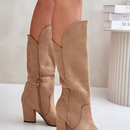 Heel boots Step in style