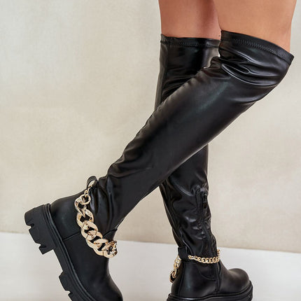 Thigh-Hight Boots Step in style