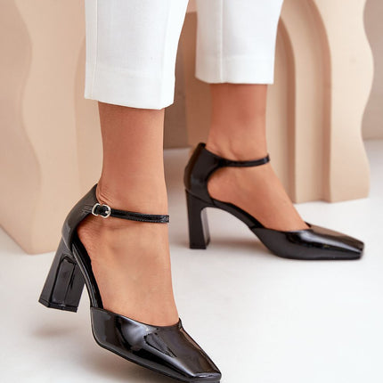 Block heel pumps Step in style