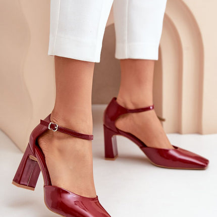 Block heel pumps Step in style