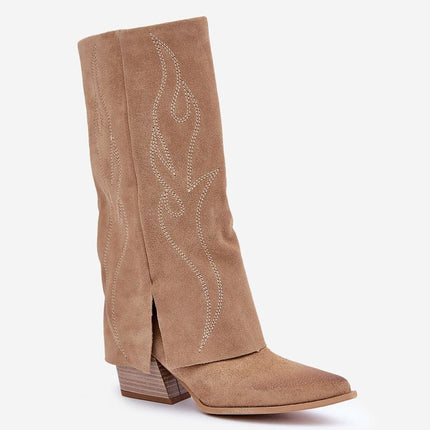 Heel boots Step in style