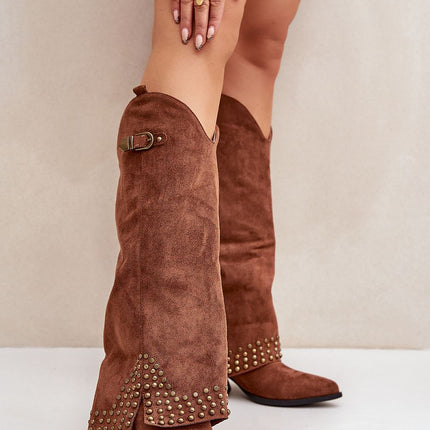 Heel boots Step in style