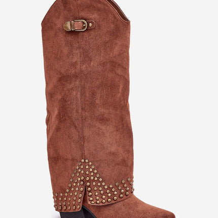 Heel boots Step in style