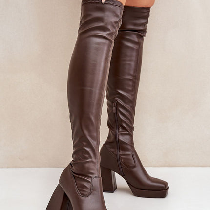 Heel boots Step in style