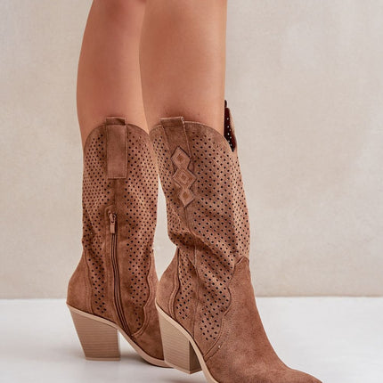 Heel boots Step in style