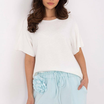  Short sleeve sweater model 209984 Italy Moda 