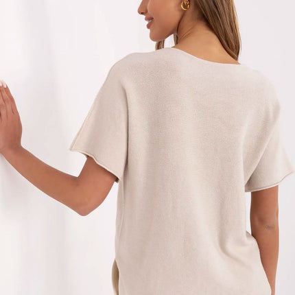  Short sleeve sweater model 209989 Italy Moda 
