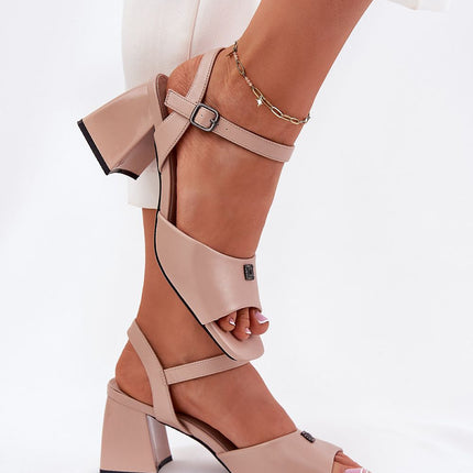  Heel sandals model 213185 Step in style 