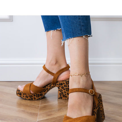  Heel sandals model 213413 PRIMO 