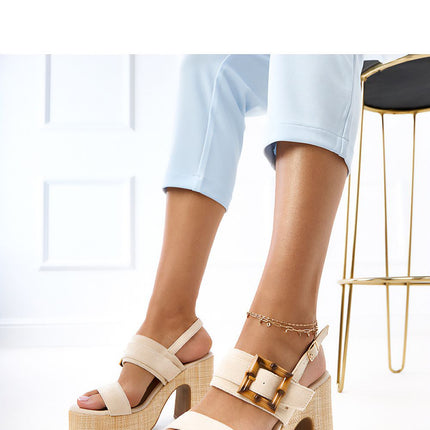  Heel sandals model 215594 PRIMO 