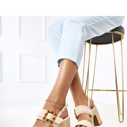  Heel sandals model 215594 PRIMO 