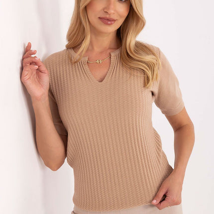  Short sleeve sweater model 216773 Factory Price 