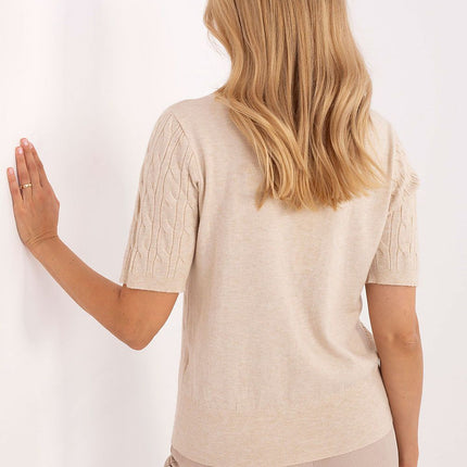  Short sleeve sweater model 216868 Factory Price 