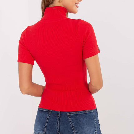  Short sleeve sweater model 217324 Factory Price 