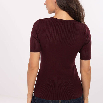  Short sleeve sweater model 217606 Factory Price 