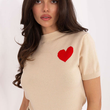 Short sleeve sweater model 219595 Factory Price 