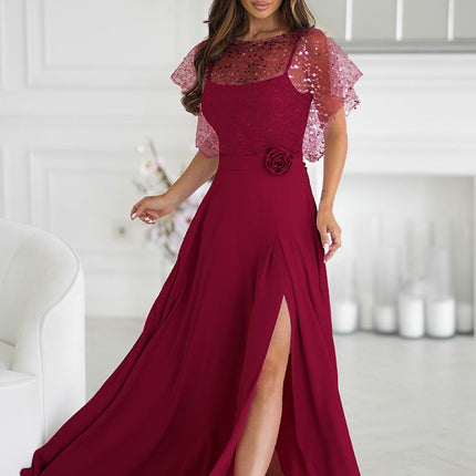  Long dress model 219687 Bicotone 