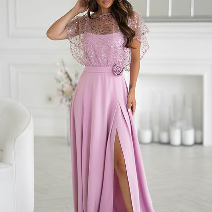  Long dress model 219690 Bicotone 