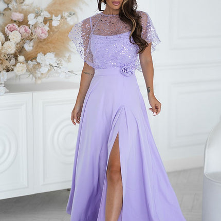  Long dress model 219693 Bicotone 