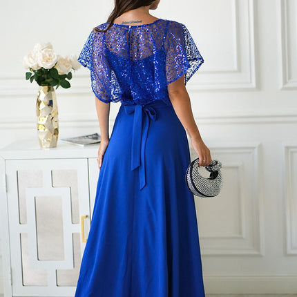 Long dress model 219694 Bicotone 