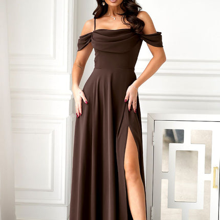  Long dress model 219706 Bicotone 