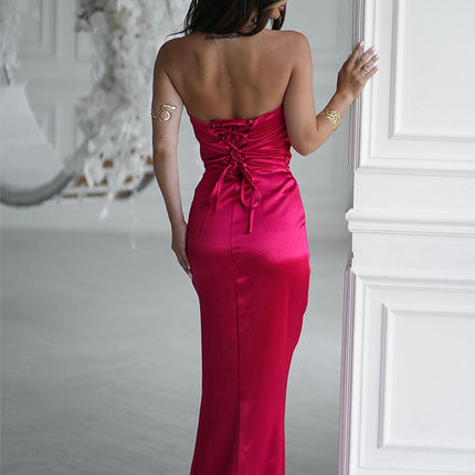  Long dress model 219714 Bicotone 
