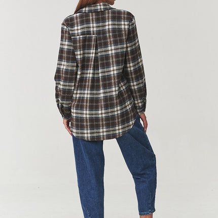  Long sleeve shirt model 219731 Makadamia 
