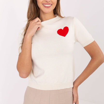  Short sleeve sweater model 219972 Factory Price 