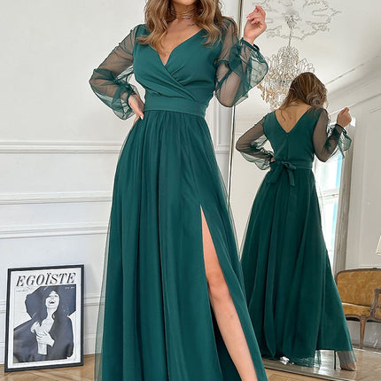  Long dress model 220099 Bicotone 